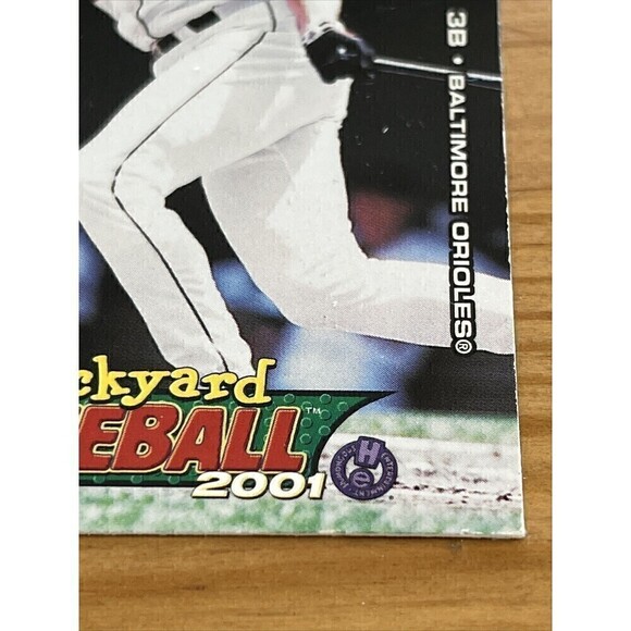 Backyard Baseball Card 2001 Cal Ripken Jr 3B Baltimore Orioles Pacific 2000 - Picture 8 of 10